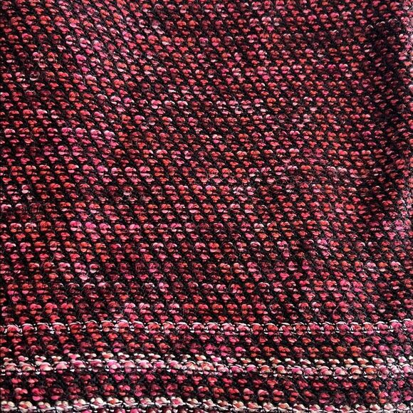 St. John Dress burgundy and Black Sleeveless Knit Dress size 12 - Picture 6 of 9